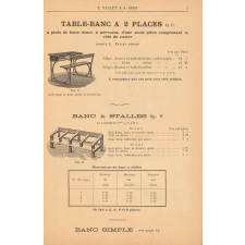 Catalogue général 190 de Mobiliers scolaires & de Matériel d'Enseignement pour Ecoles Maternelles, Ecoles primaires, Primaires supérieures, Normales, Collèges, Lycées, Institutions.
