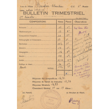 Bulletins trimestriels. 