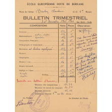 Bulletins trimestriels. 