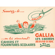 Gallia, cahiers et fournitures scolaires