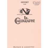 Buvard publicitaire le Calligraphe