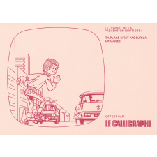 Buvard publicitaire le Calligraphe