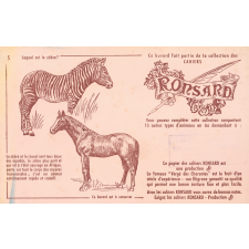 Buvard publicitaire cahiers Ronsard