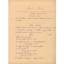 Cahier journalier
