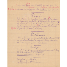 Cahier journalier