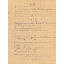 Cahier journalier