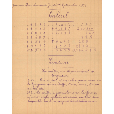 Cahier journalier