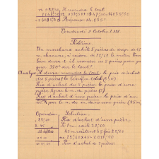 Cahier journalier