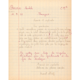 Cahier de français