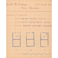 Cahier journalier