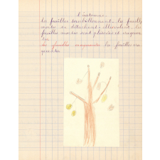 Cahier de poésie et de rédaction