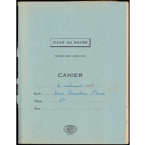 Cahier de roulement n° 1
