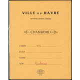 Cahier de roulement n° 2