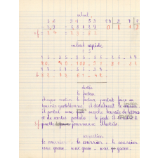 Cahier de roulement n° 3