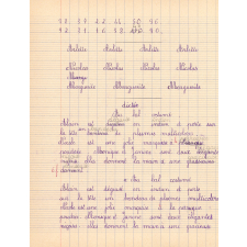 Cahier de roulement n° 4