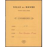 Cahier de roulement n° 5