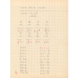 Cahier de roulement n° 8