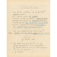 Cahier de roulement n° 8
