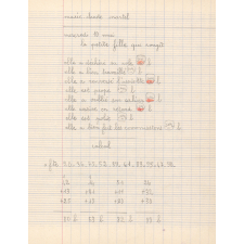 Cahier de roulement n° 9