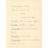 Cahier de roulement n° 11