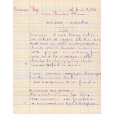 Cahier de roulement
