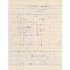 Cahier de roulement