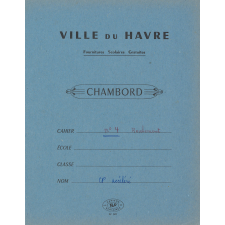 Cahier de roulement n° 4