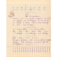 Cahier de roulement n° 5