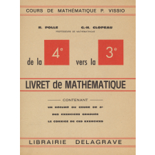 Livret de mathématique de la 4e vers la 3e