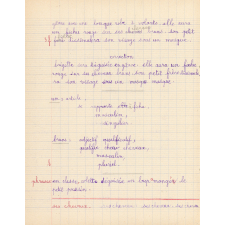 Cahier de roulement n° 5