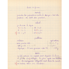 Cahier de roulement n° 5