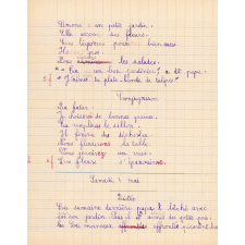 Cahier de roulement n° 7
