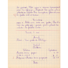 Cahier de roulement n° 7