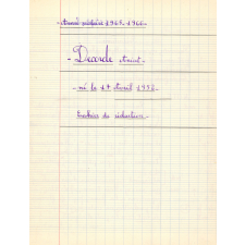 Cahier de rédaction