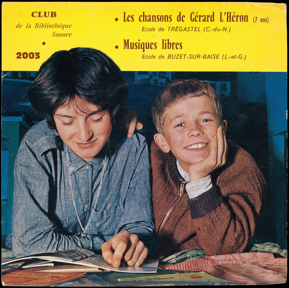 Les chansons de Gérard l'Héron (7 ans - École de Trégastel, Côtes-du-Nord) ; Musiques libres (École de Buzet-sur-Baise, Lot-et-Garonne)