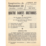 Quatre danses bretonnes. Le bal de Jugon