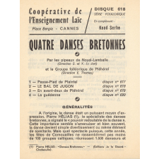 Quatre danses bretonnes. Le bal de Jugon