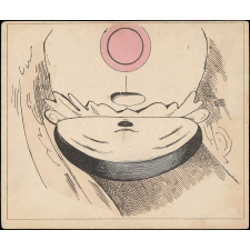 Planche d'anamorphose : Pierrot