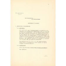INRDP. Feuille d'information n° 4. Janvier 1972.
