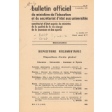 Bulletin officiel du ministère de l'éducation et du secrétariat d'Etat aux universités. N° 31, 2 septembre 1976. Séparation de l'INRP et du CNDP.