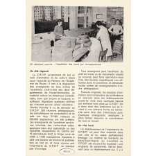 Bulletin d'informations municipales de Mont-Saint-Aignan. N° 63, fév. 1973. Connaissez-vous… ? …le CRDP.