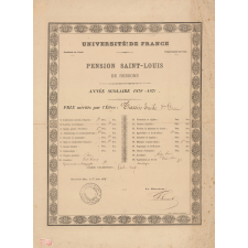 Diplôme de prix. 