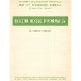 Bulletin Mensuel d'Information de l'I.P.N.