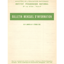 Bulletin Mensuel d'Information de l'I.P.N.