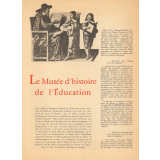 Le Musée d'histoire de l'éducation.