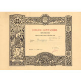 Diplôme de prix. 