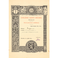 Diplôme de prix. 