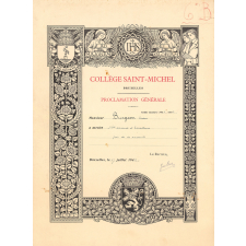 Diplôme de prix.