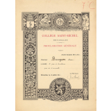 Diplôme de prix. 