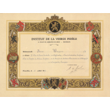 Diplôme de prix. 